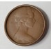 AUSTRALIA 1966 . TWO 2 CENTS COIN . ERROR . OIL FILLED SMALLER DIE . ROLLED EDGES